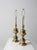 Mid-Century Modern Vintage Brass Table Lamps Pair For Sale - Image 3 of 12