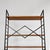 Black Mid-Century Modern Italian Self-Supporting Metal, Wood and Brass String Bookcase, 1960 For Sale - Image 8 of 18