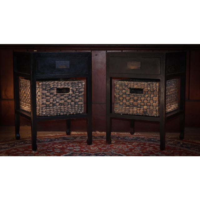 Vintage Lombok Canton Bedside Tables in Ash, 2010s, Set of 2 For Sale - Image 14 of 18