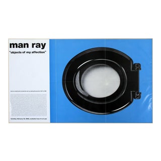 Mid Century Modern Unframed Man Ray Objects My Affection Poster '69 Toilet Seat For Sale