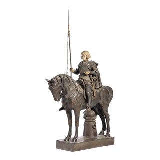 Friedrich Goldscheider, French Knight, 19th Century, Terracotta For Sale