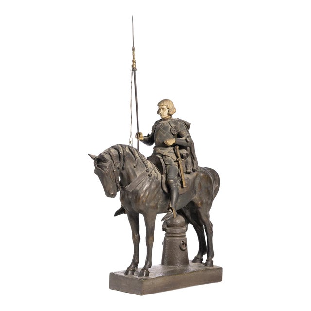 Friedrich Goldscheider, French Knight, 19th Century, Terracotta For Sale