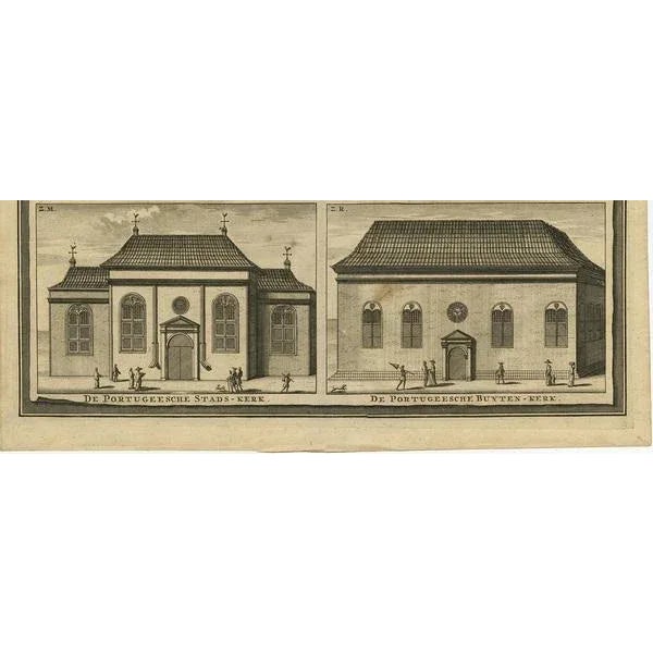 F. Valentijn, Illustration of the City Hall of Batavia, Indonesia, Print For Sale - Image 3 of 5