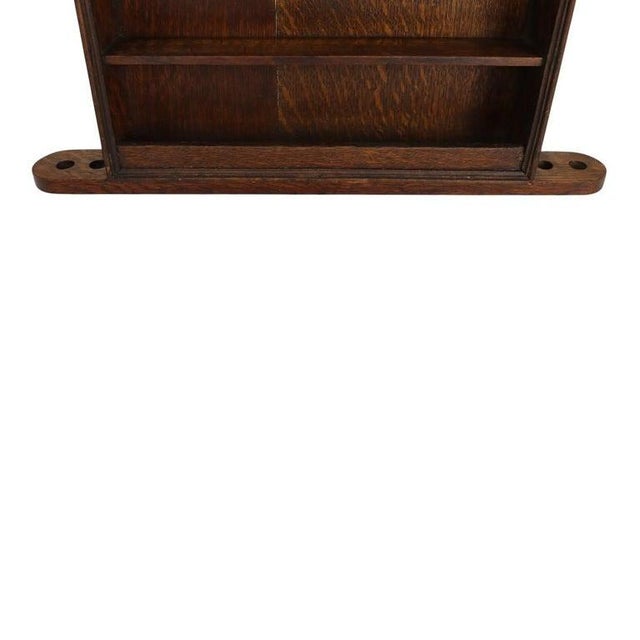 Antique Oak Display Rack C1910 For Sale - Image 4 of 7