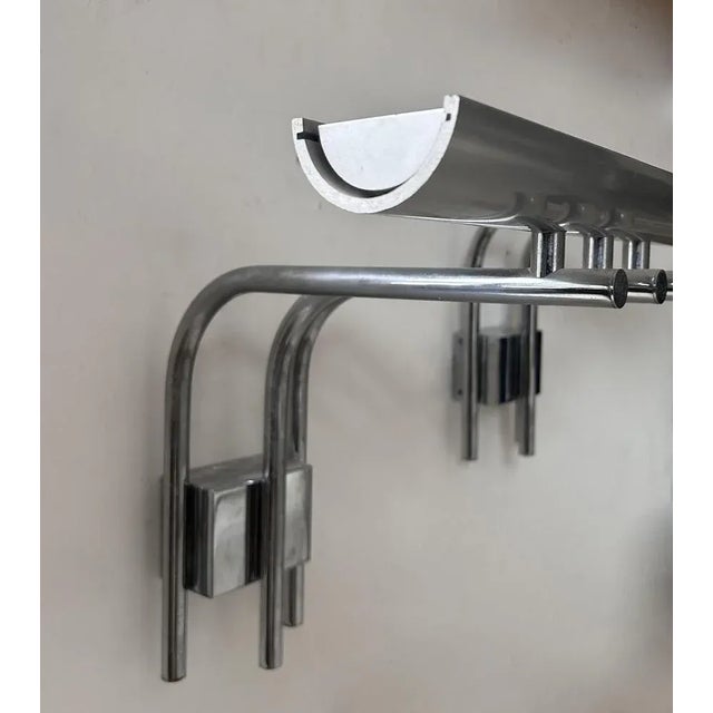 Vintage Studio Wall Lighting in Chrome Metal, 1978 For Sale - Image 11 of 12