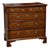English 1820s Regency Oak Five-Drawer Commode with Crossbanding and Bracket Feetv For Sale