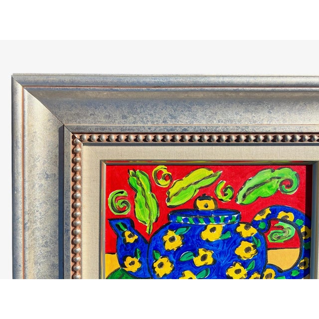 2000 - 2009 Original a.e. Barnes Still Life, Signed & Framed For Sale - Image 5 of 8
