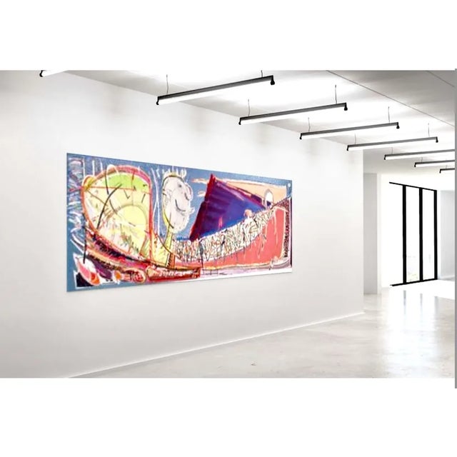 "Tables and Bridges "is an original oil painting on canvas, portraying a modern interpretation of the Egyptian timeline. A...