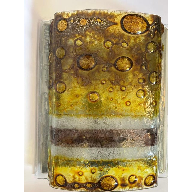 Distant Galaxies Wall Light in Murano Glass from Mazzega, 1980s For Sale - Image 3 of 12