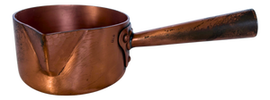 French Copper Saucepan with Riveted Handle, 1950