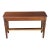 Mid 20th Century Italian Provincial Walnut Piano Organ Foyer Bench Seat Music Storage For Sale