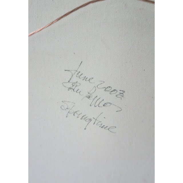 Green Colorful Painting Artwork 'Springtime' 2003 For Sale - Image 8 of 8