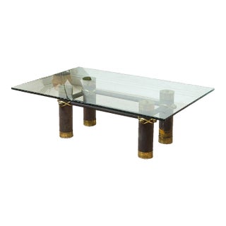 Mid 20th Century Large Chunky Post Modern Coffee Table For Sale