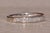 Metal The Horton Lane: White Gold Stackable Band set with Natural Diamonds For Sale - Image 7 of 10