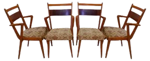 JI-350 Ash Chairs from Jitona, 1960s, Set of 4