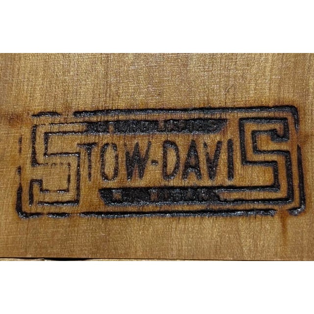 Stow Davis Antique Arts & Crafts Mahogany Four-Stack Barrister Bookcase, Circa 1920s For Sale - Image 13 of 14