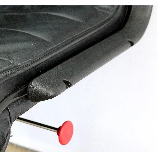 Set of Leather Office Chairs attributed to Richard Sapper for Knoll Inc. / Knoll International, 1979 For Sale - Image 18 of 18