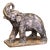 19th Century French Carved Variegated Marble Elephant With Raised Trunk For Sale
