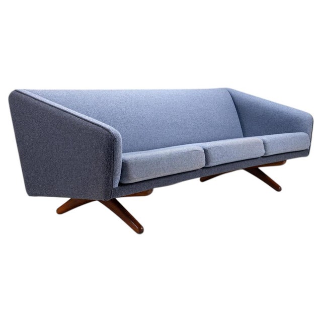 Ml-90 Three-Seater Sofa by Illum Wikkelso for Laursen, Denmark, 1960 For Sale - Image 15 of 15