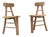Brutalist Tripod Chairs, Set of 2 For Sale