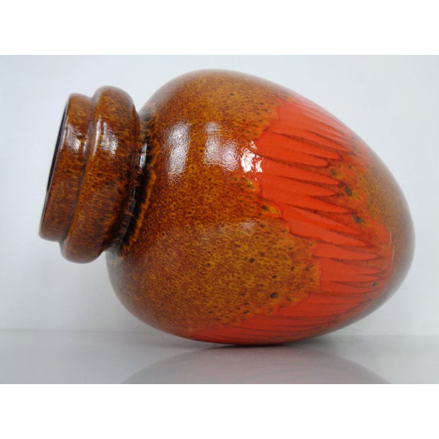 Ceramic Pop Art Glazed Lava Ceramic 286-51 Vase, Scheurich, 1970s For Sale - Image 7 of 18