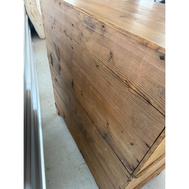 Two Over Three Drawers - Antique Pine Campaign Chest of Drawers From England For Sale - Image 18 of 18