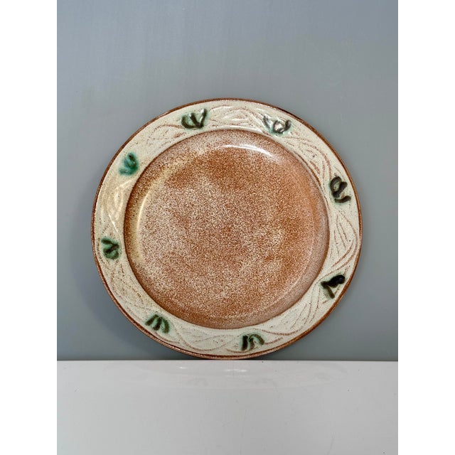 Studio Ceramic Plate by Helma Klett, Germany, 1980s For Sale - Image 6 of 9