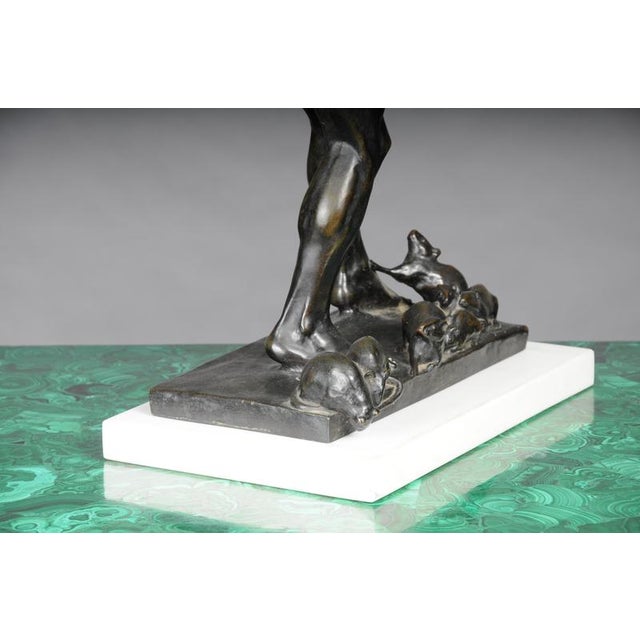 Antique Bronze Sculpture by G. Hengstenberg, 1900 For Sale - Image 17 of 18