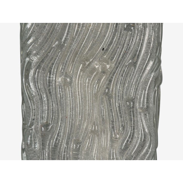 Swedish Modern, Textured Glass, Nickel, Wall Lights, Sweden, 1970s For Sale - Image 9 of 9