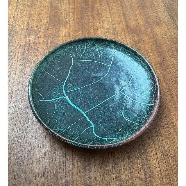 Ceramic Art Deco German Studio Pottery Wall Plate by Richard Uhlemeyer, 1940s For Sale - Image 7 of 15