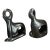 Abstract Black Stone Pair For Sale