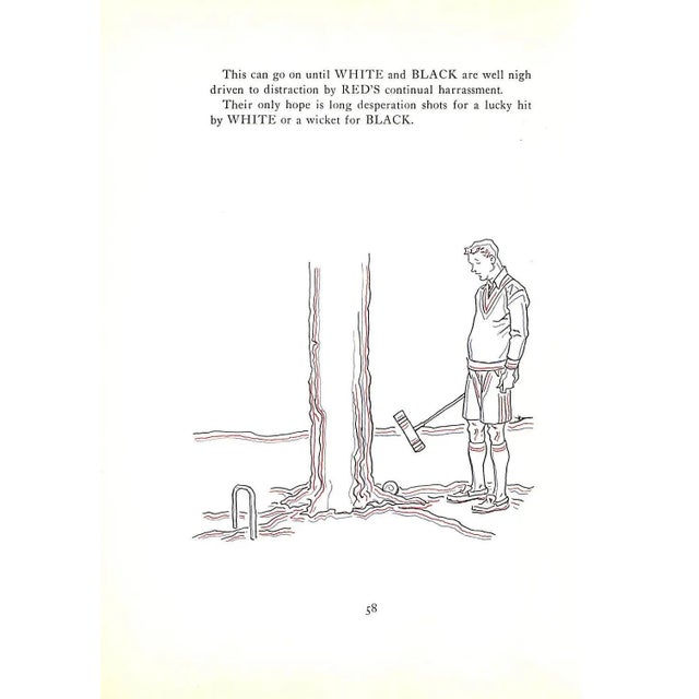 Paper "Croquet: Rules and Strategy for Home Play" 1957 Brown, Paul For Sale - Image 7 of 15