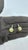 Natural Ruby, Lapis, & Diamond Earring in 14k Gold For Sale - Image 4 of 8
