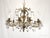 Antique 10 Arm Big Brilliant Bold Beautiful Brass Cut Lead Crystal Chandelier For Sale In South Bend - Image 6 of 12
