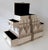 Off-white Vintage C.1980's "Monet's" Renoir Tessellated Stone & Wicker, "Behemoth," 4-Tiered Jewelry Box For Sale - Image 8 of 12