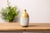 Modern Embossed Pattern Decorative Vase For Sale - Image 3 of 3