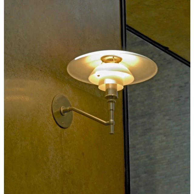 Not Yet Made - Made To Order Poul Henningsen 'Ph 3-2' Opaline Glass and Chrome Wall Lamp for Louis Poulsen For Sale - Image 5 of 12