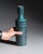 Turquoise Porcelain Vase and Lidded Box Set by Hans Theo Baumann for Rosenthal, 1964, Set of 3 For Sale - Image 11 of 17