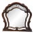 Aico Michael Amini Romanza Collection Old World Baroque 51" Mirror - Deep Claret Finish 74060-56 For Sale