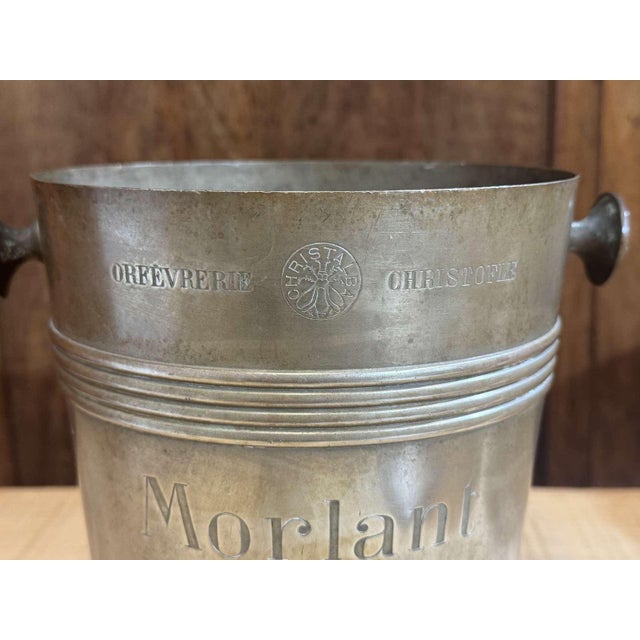 Early 20th Century Silver-Plated Champagne Bucket from Christofle, 1930s For Sale - Image 5 of 9