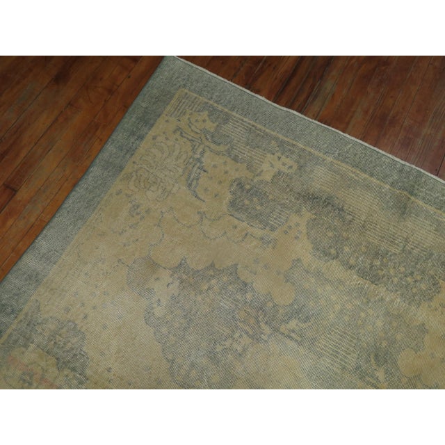 Mid 20th Century Mid 20th Century Pictorial Turkish Rug For Sale - Image 5 of 6