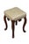 English Victorian Dressing Table Stool in Goncalo Alves Wood, 1860 For Sale - Image 3 of 8