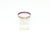 Contemporary Vintage 18k White Gold Channel Set Ruby Eternity Band Ring Size 8 3/4 For Sale - Image 3 of 8