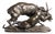 Antoine-Louis Barye, Panther & Stag Hunting Scene, 1800, Bronze For Sale