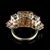 Bold Dinner Ring of Imperial Topaz and Songea Sapphires Size 7.25 For Sale - Image 9 of 10
