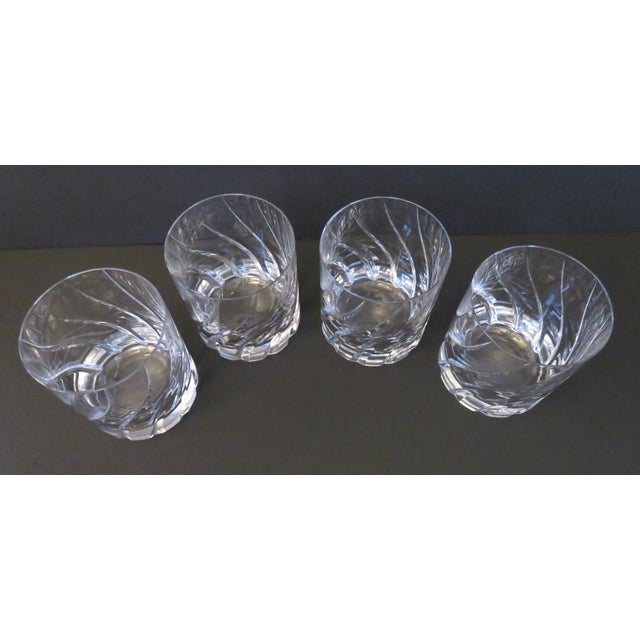 Mid 20th Century Vintage Mikasa Cut Crystal Olympus Lowball Glasses - Set of 4 For Sale - Image 5 of 6