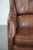 Cognac Brown Cowhide Armchair For Sale - Image 11 of 15