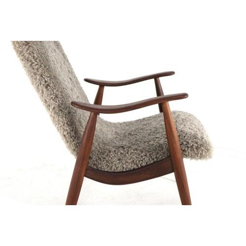 Vintage Brown Lounge Chair For Sale - Image 12 of 15