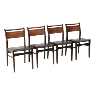 Vintage Dining Chairs, 1960s, Set of 4 For Sale