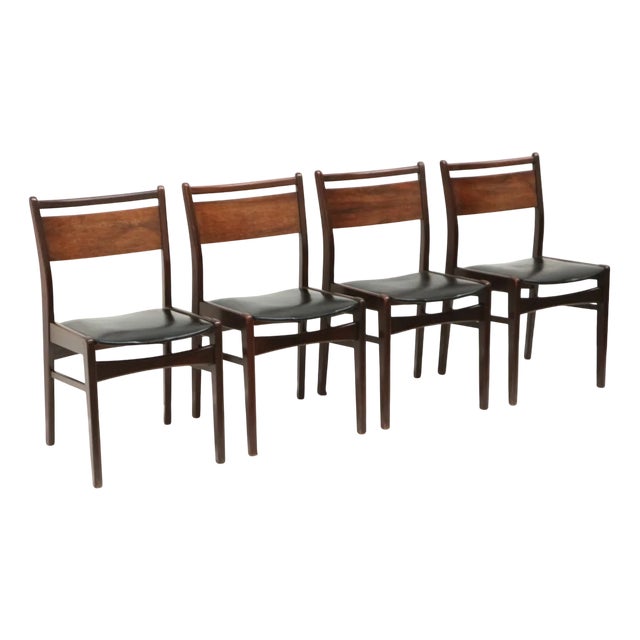 Vintage Dining Chairs, 1960s, Set of 4 For Sale